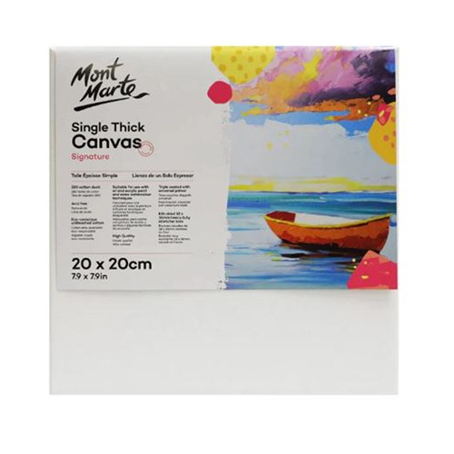 MONTE MART CANVAS PANELS Pine Frame Thick 20 x 20cm